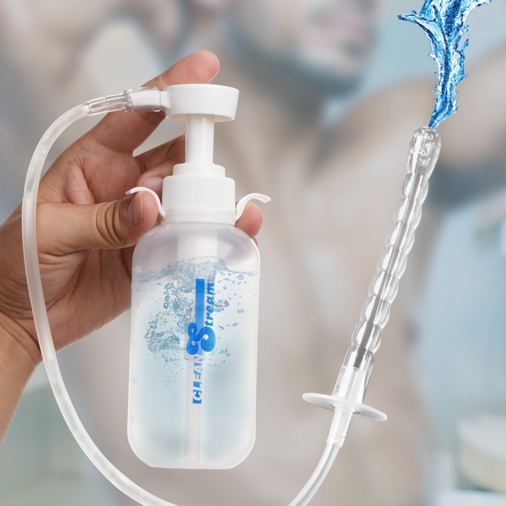 Pump Action Enema Bottle with Nozzle