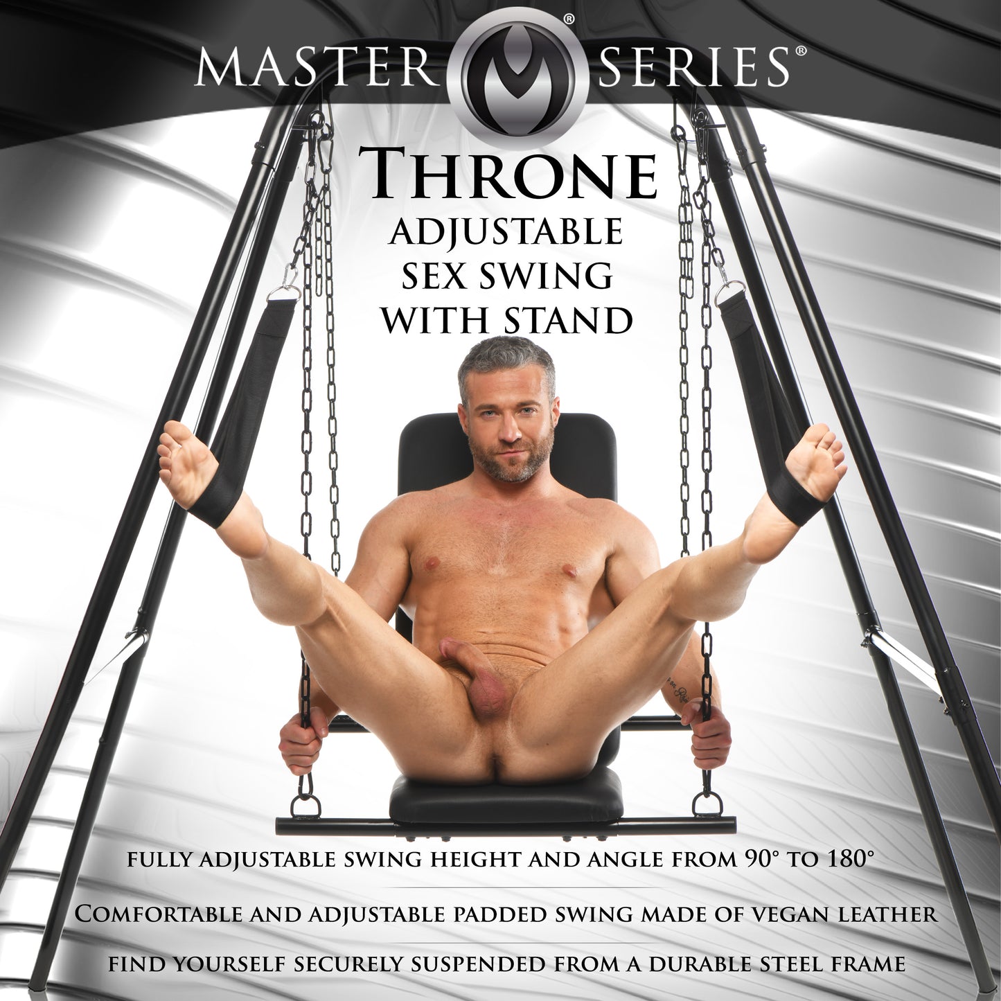 Throne Adjustable Sex Swing with Stand