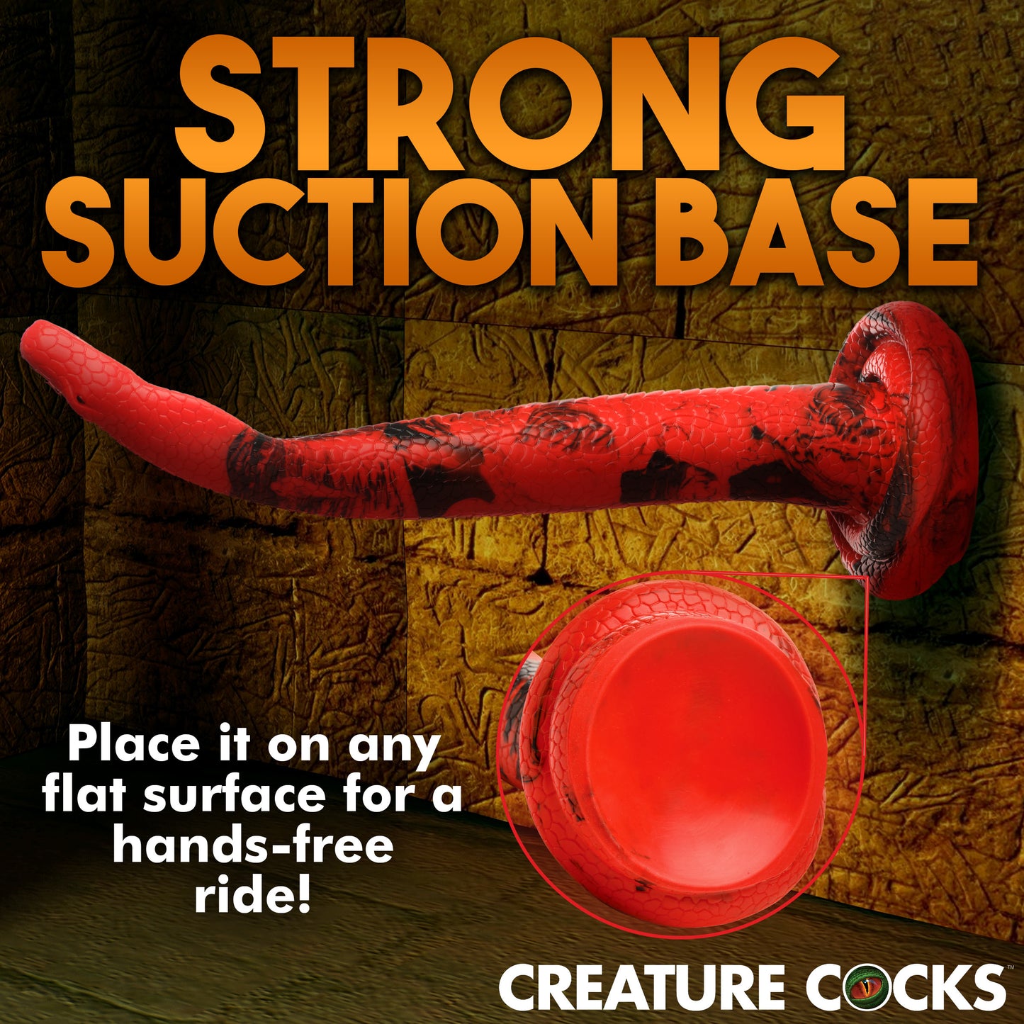 Giant King Cobra Silicone Dildo