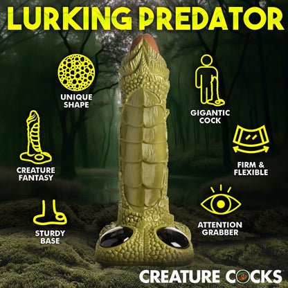 Scaly Swamp Monster 3 Foot Giant Dildo