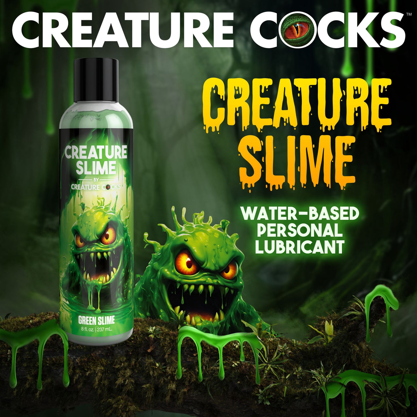 Green Creature Slime Water-Based Lubricant