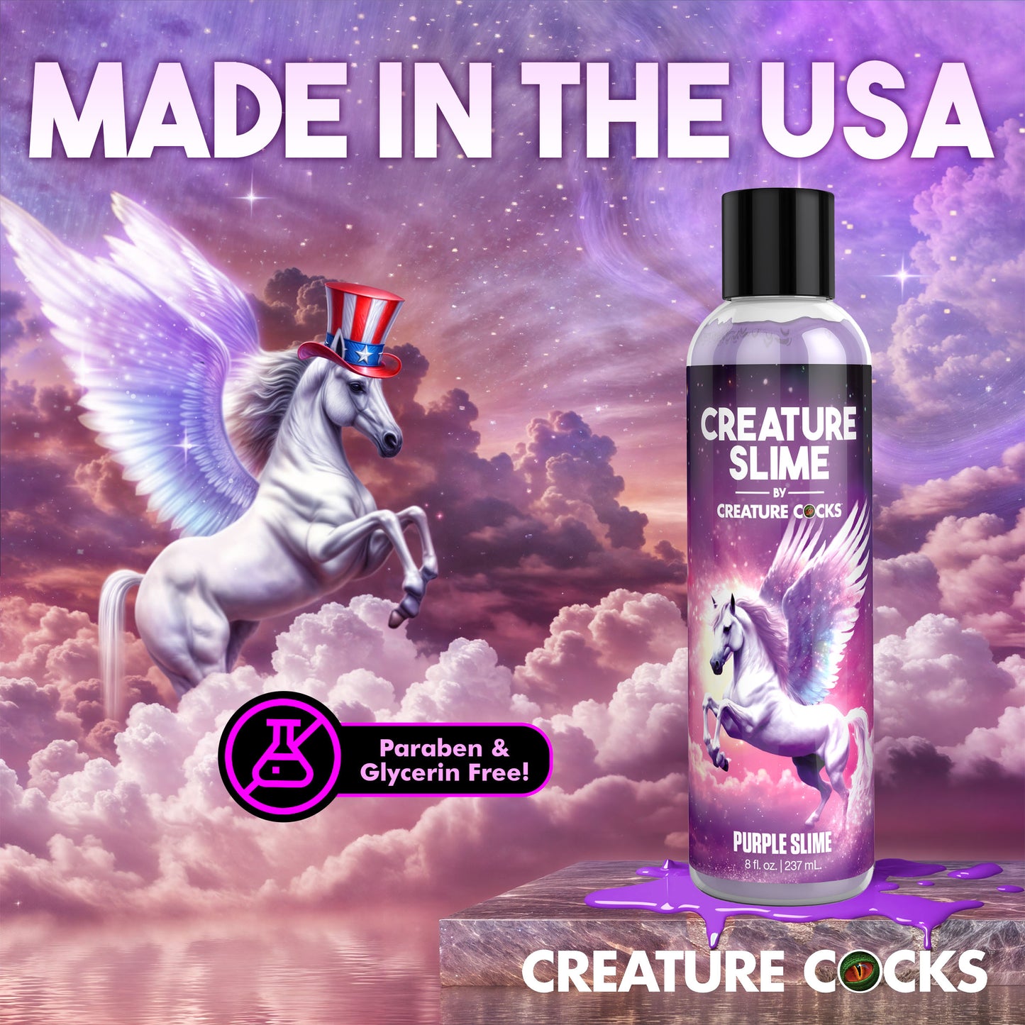 Purple Creature Slime Water-Based Lubricant