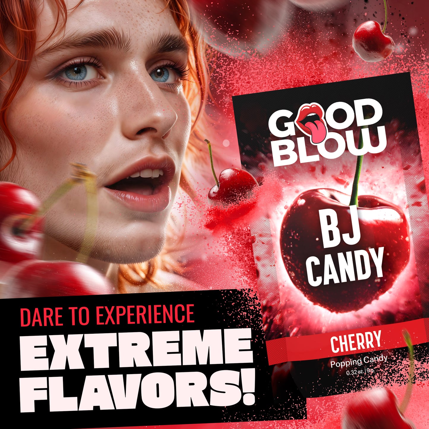 Good Blow Cherry Popping BJ Candy