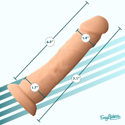 Easy Riders 7-inch Silicone Dildo