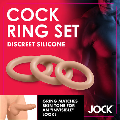 Discreet Silicone Cock Ring Set