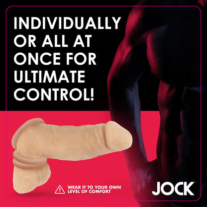 Discreet Silicone Cock Ring Set