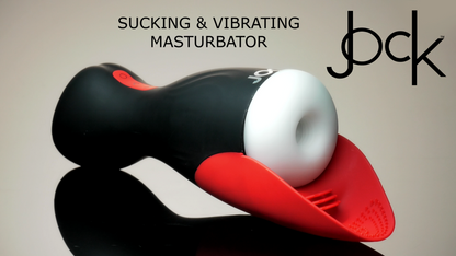 Sucking and Vibrating Masturbator