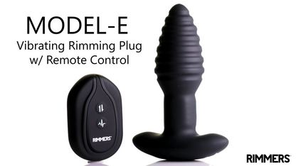 Model-E Vibrating Rimming Plug w/ Remote Control