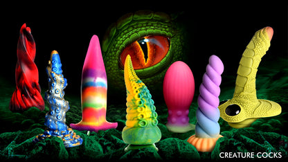 Makara Glow-in-the-Dark Silicone Snake Dildo