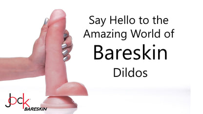 Light Bareskin Vibrating No Balls Dildo